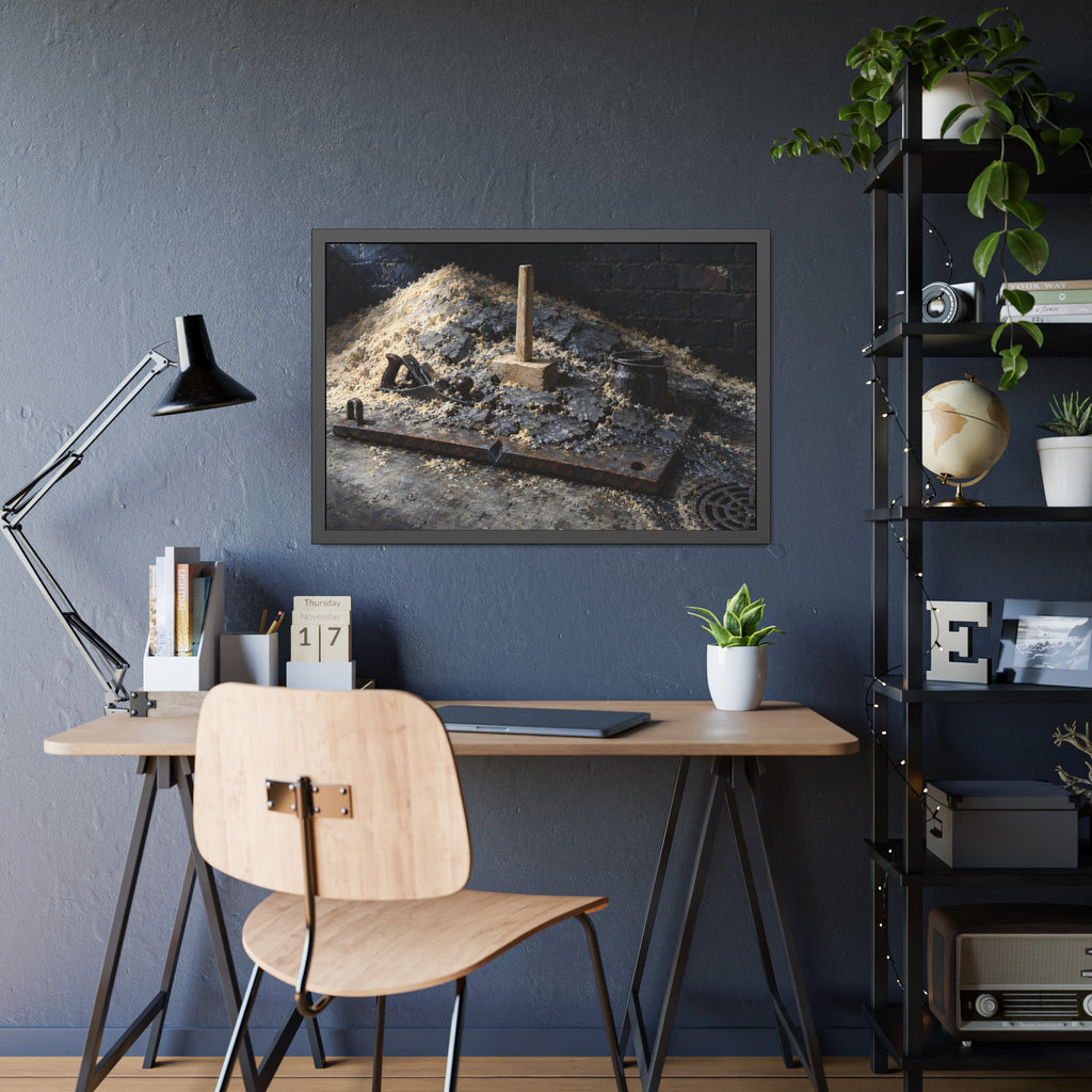 "The Crust Breaking": A Garabaggio Framed Print