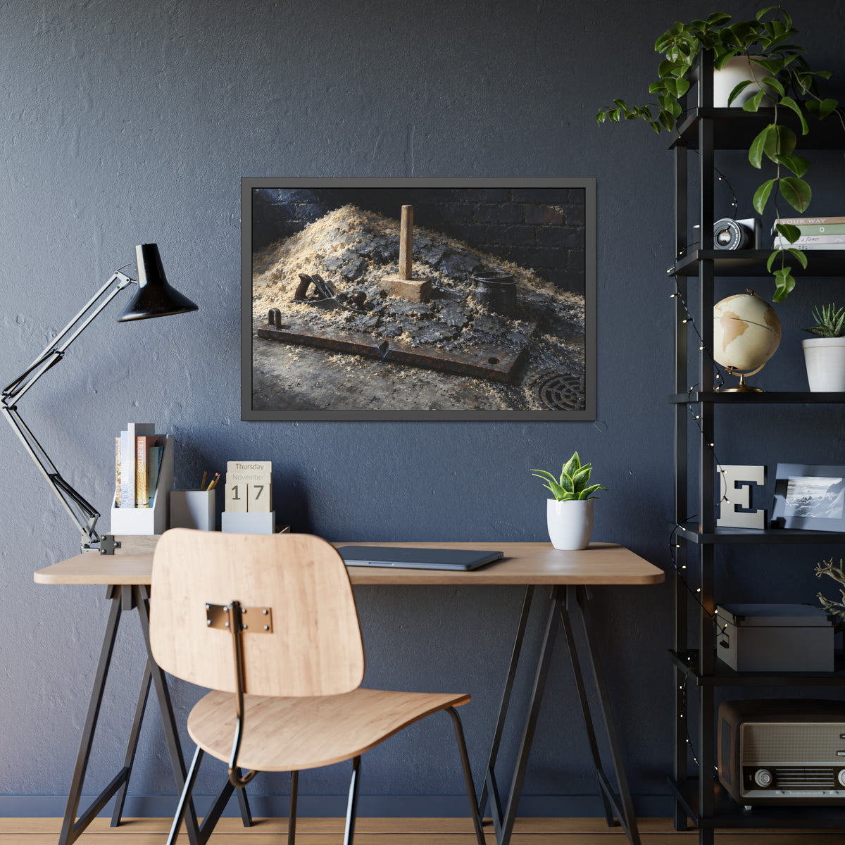 "The Crust Breaking": A Garabaggio Framed Print