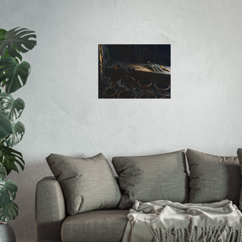 "The Keys on the Rail": A Garabaggio Fine Art Print