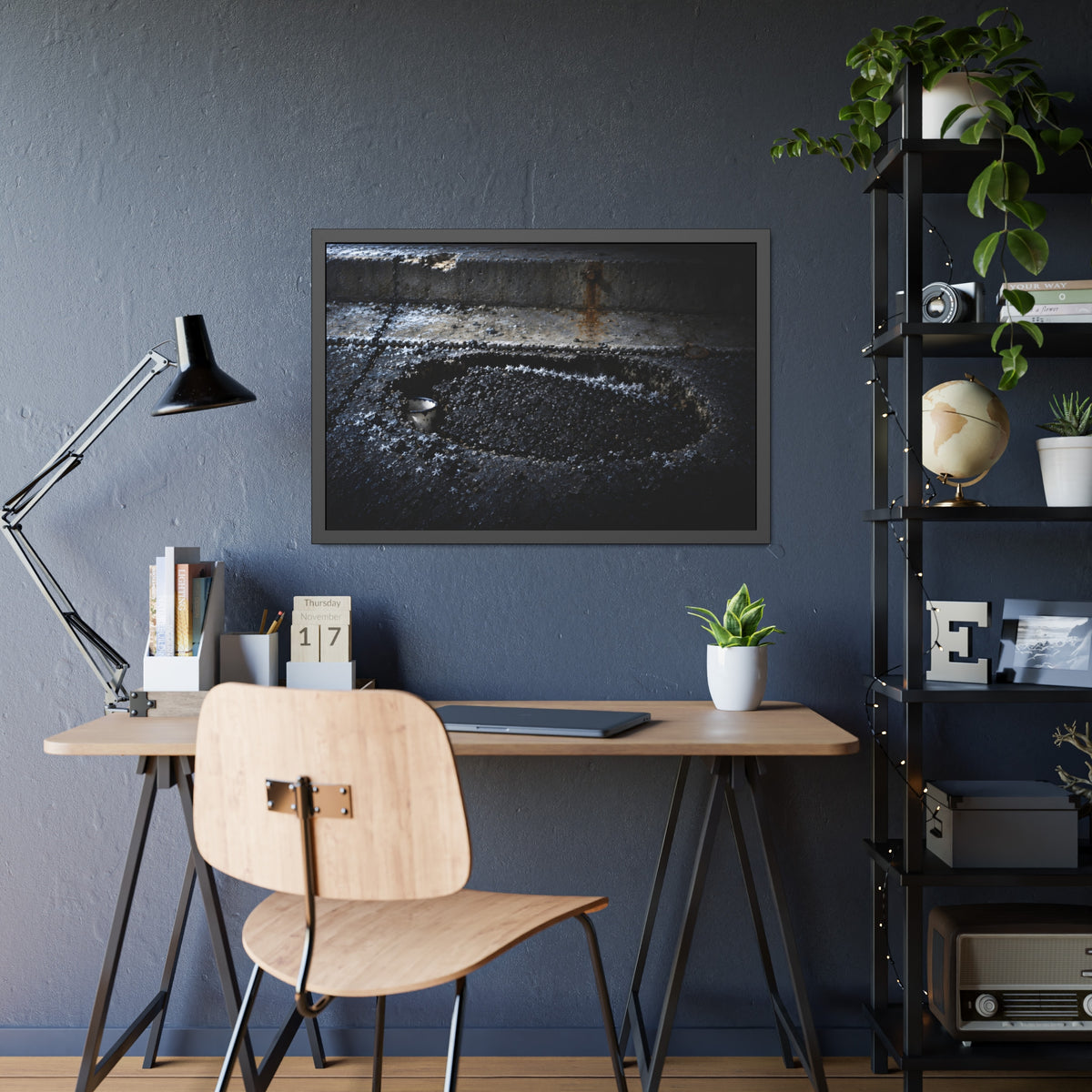 "The Sunk Edge": A Garabaggio Framed Print