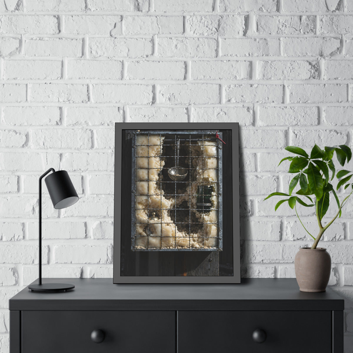"The Brass Knob": A Garabaggio Framed Print
