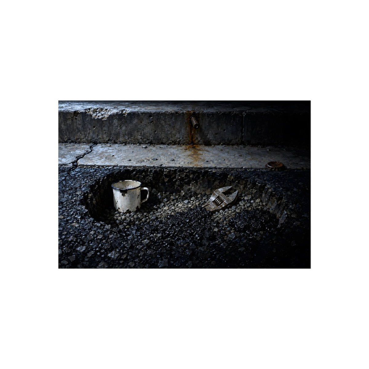 "The Wrench Coming Up": A Garabaggio Fine Art Print