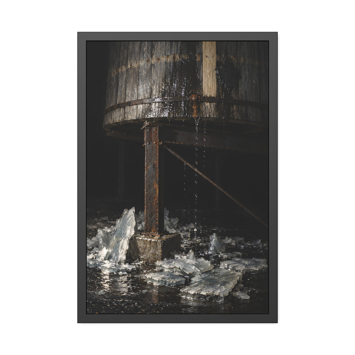 "The Fallen Slabs": A Garabaggio Framed Print