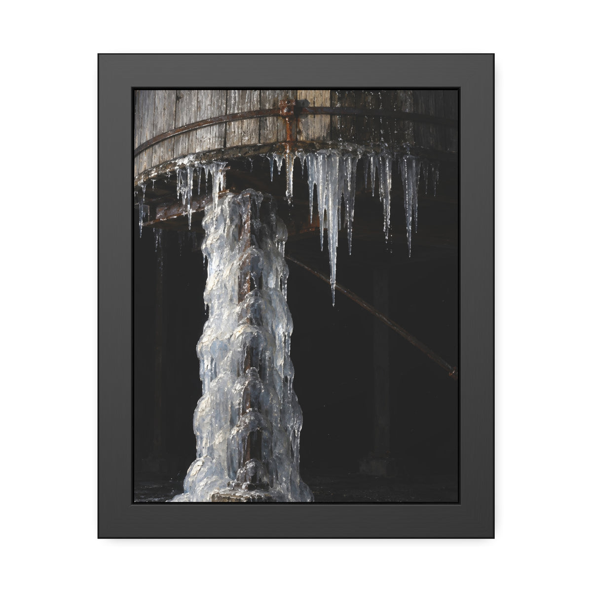"The Near Leg Cased": A Garabaggio Framed Print