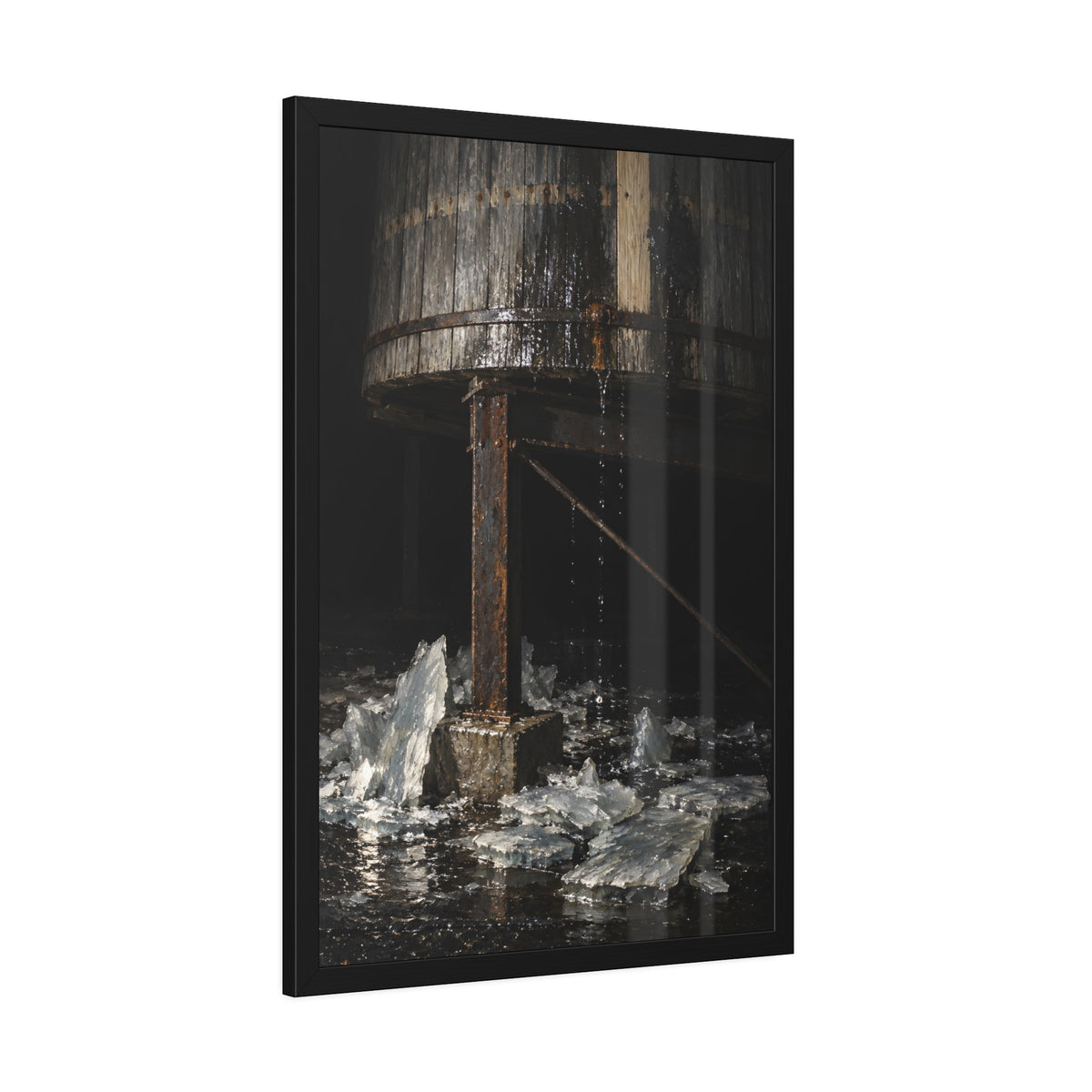"The Fallen Slabs": A Garabaggio Framed Print