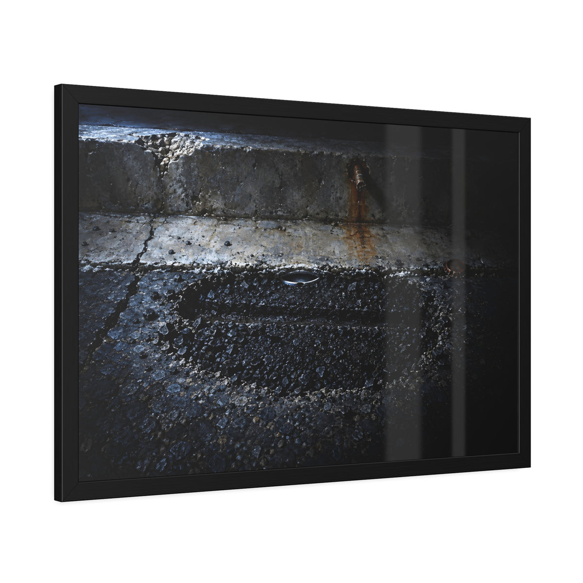 "The Rut Across the Patch": A Garabaggio Framed Print