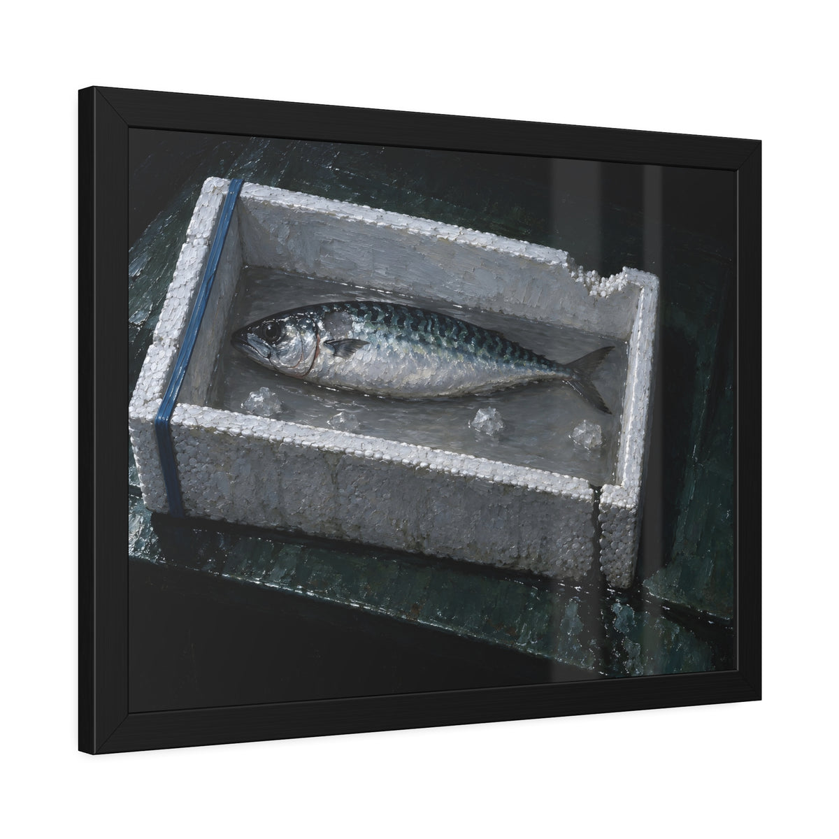 "The Last Pieces of Ice": A Garabaggio Framed Print