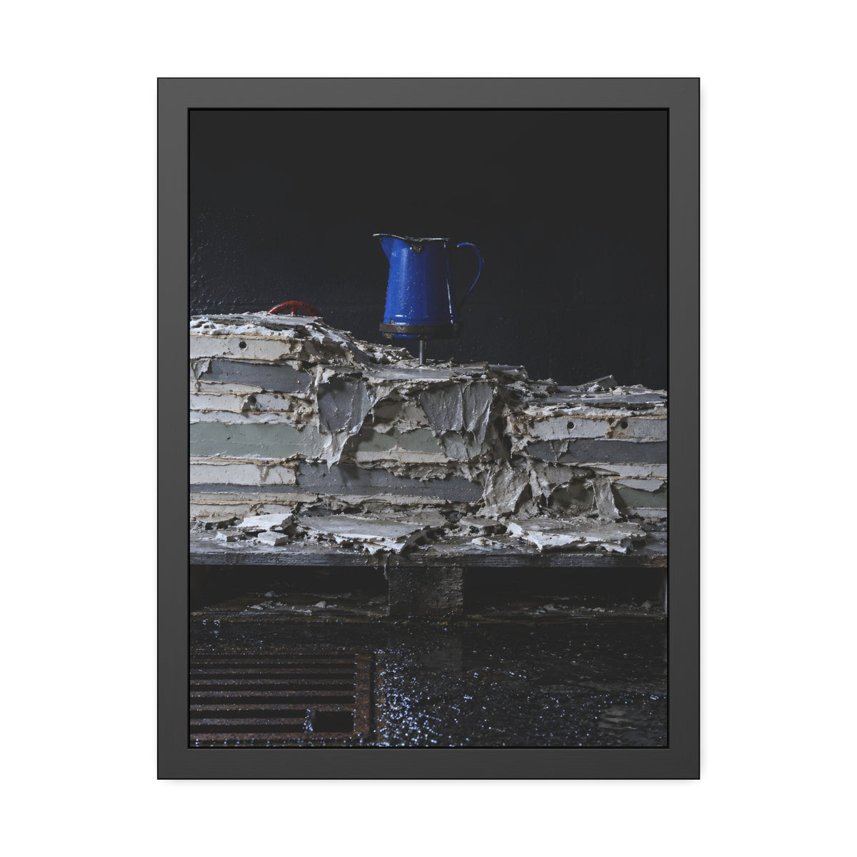"The Red Arc": A Garabaggio Framed Print