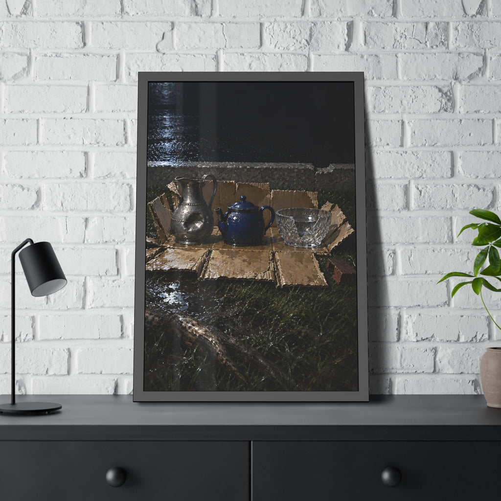 "The Walls Laid Down": A Garabaggio Framed Print