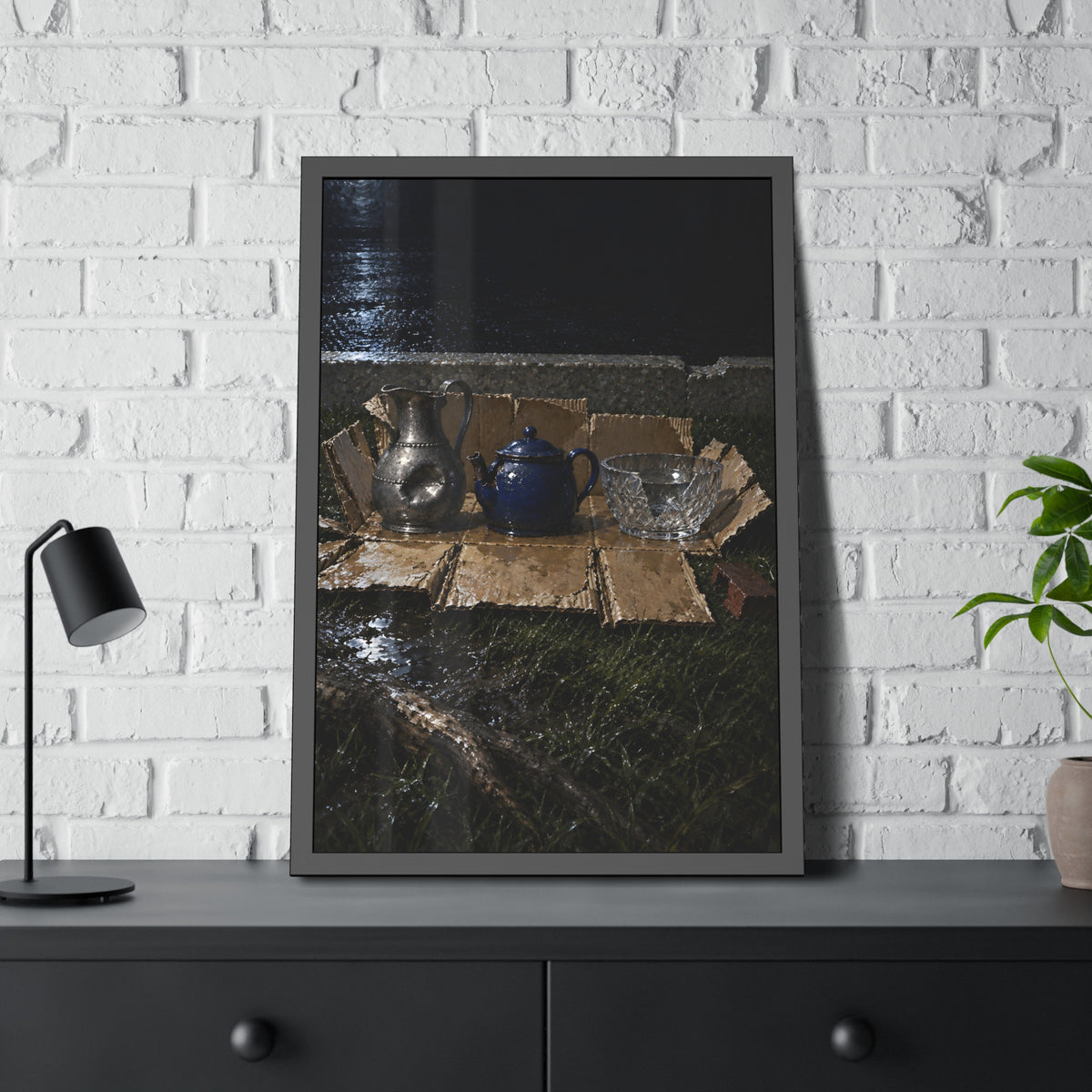 "The Walls Laid Down": A Garabaggio Framed Print