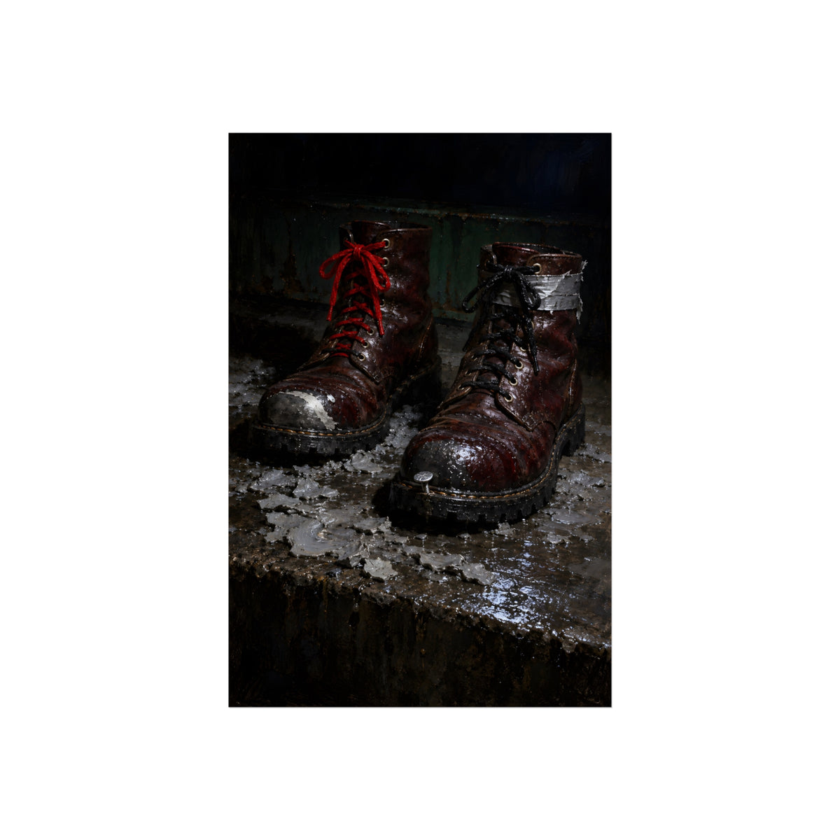 "The Wet Leather and the Paste": A Garabaggio Fine Art Print