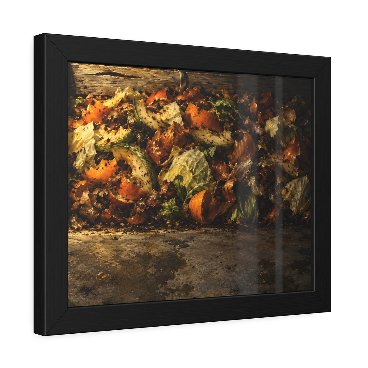 "The Hook Over the Slat": A Garabaggio Framed Print