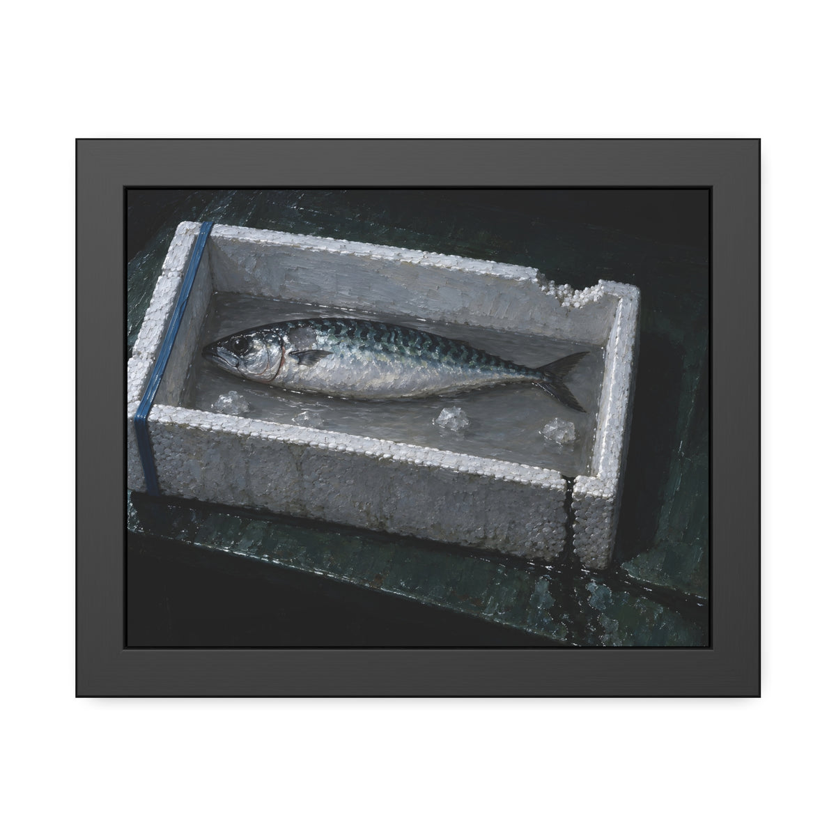 "The Last Pieces of Ice": A Garabaggio Framed Print