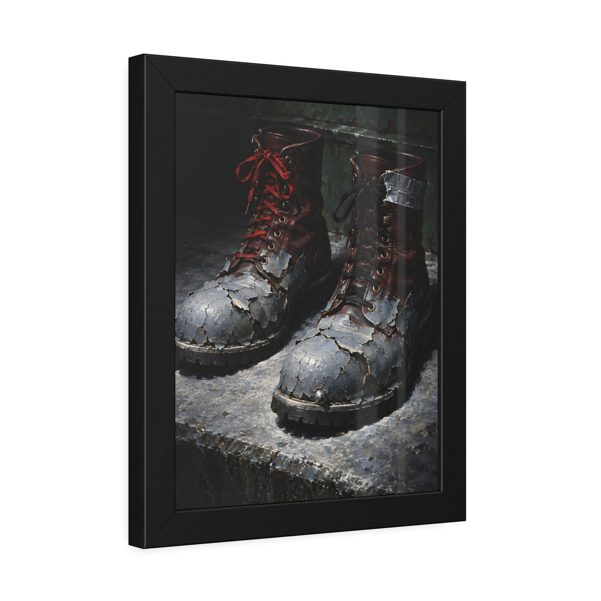 "The Plates Lifting": A Garabaggio Framed Print