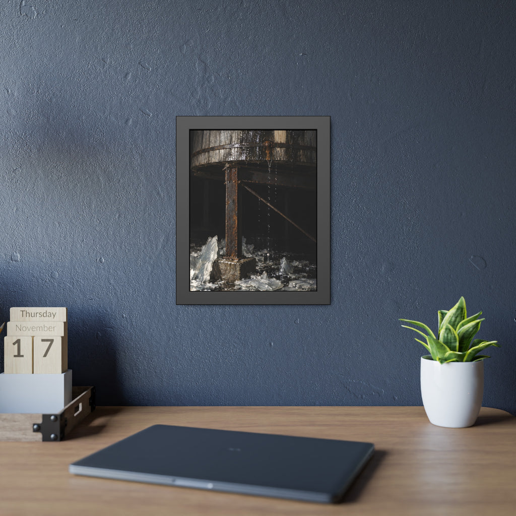 "The Fallen Slabs": A Garabaggio Framed Print