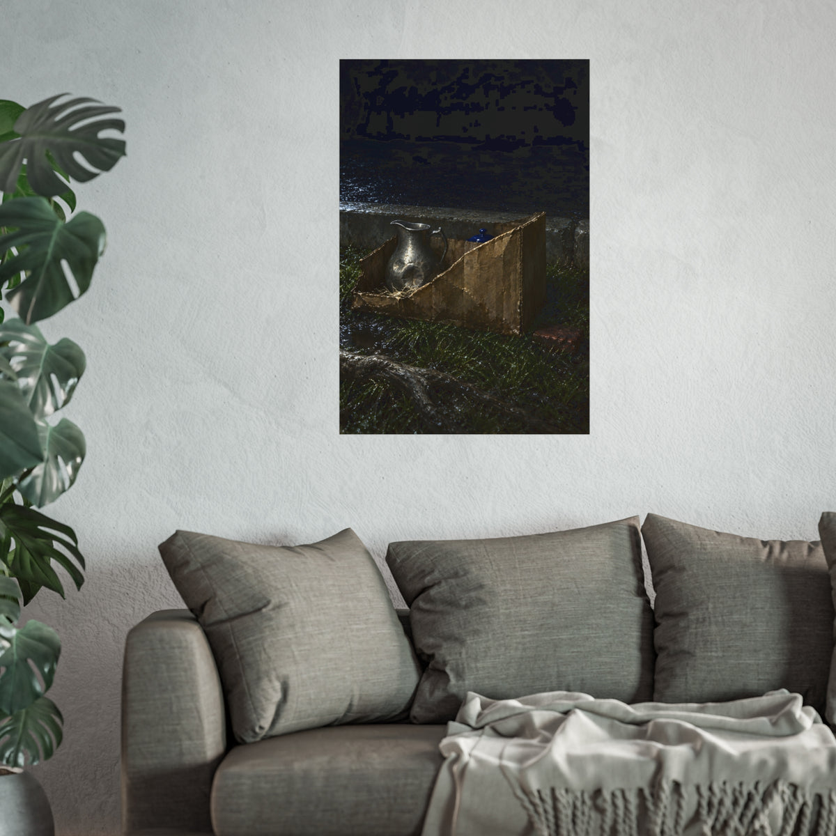"The Ewer Standing Clear": A Garabaggio Fine Art Print