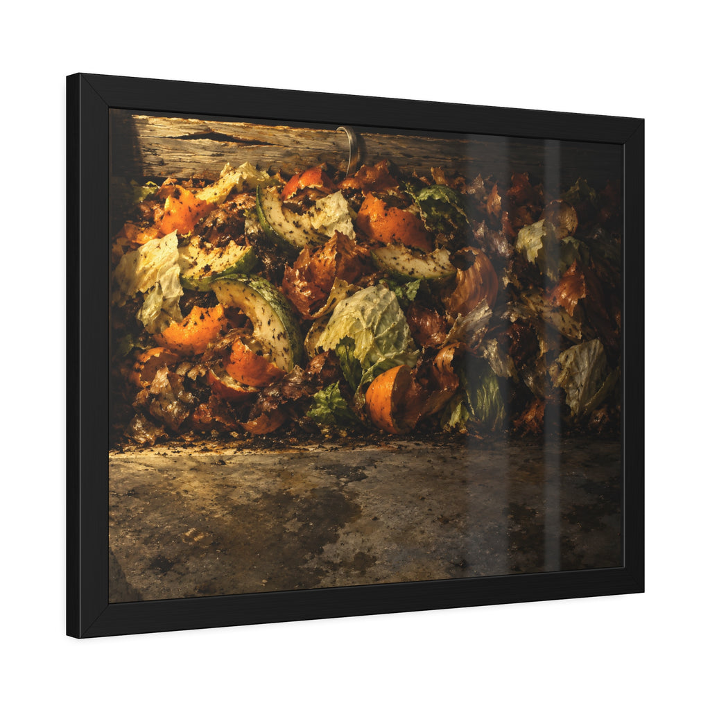 "The Hook Over the Slat": A Garabaggio Framed Print