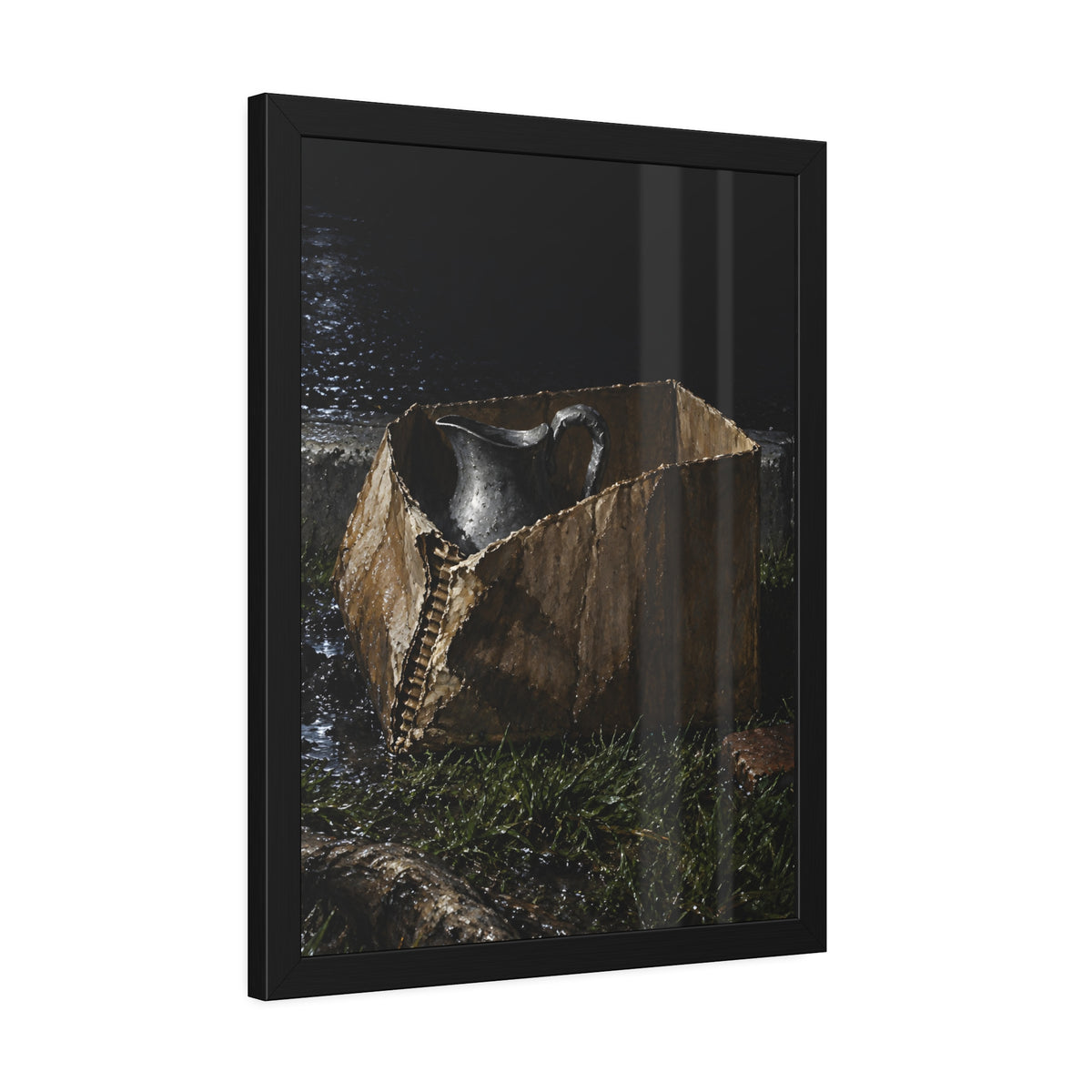 "The Bent Handle": A Garabaggio Framed Print