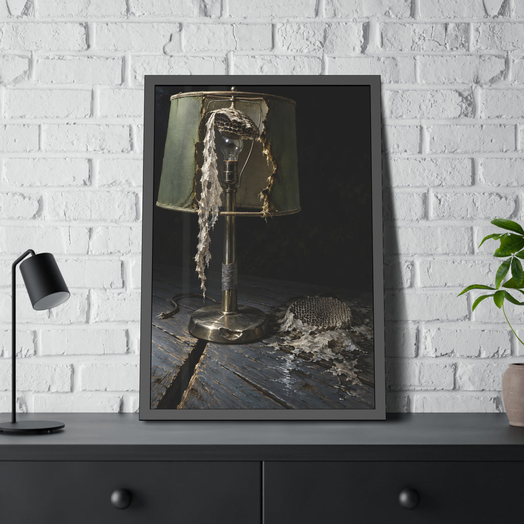 "The Rags on the Harp": A Garabaggio Framed Print