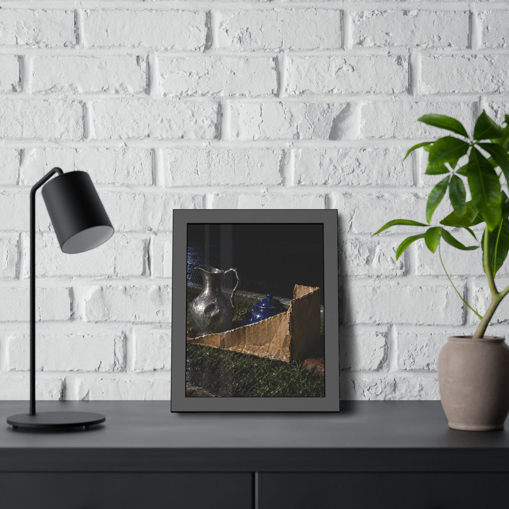 "The Broken Spout": A Garabaggio Framed Print