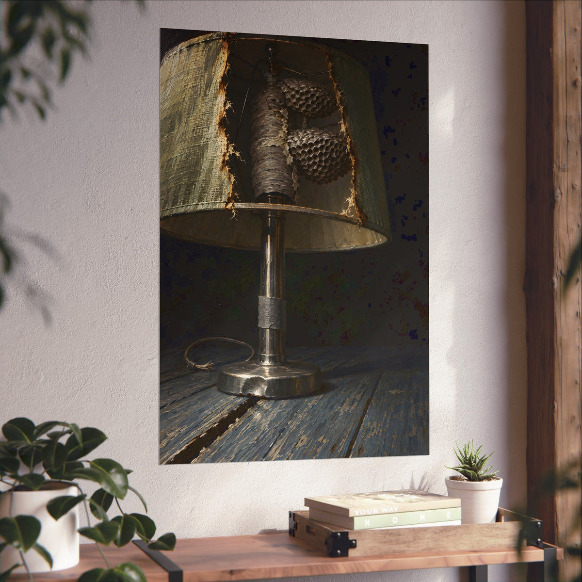 "The Two Grey Plates": A Garabaggio Fine Art Print