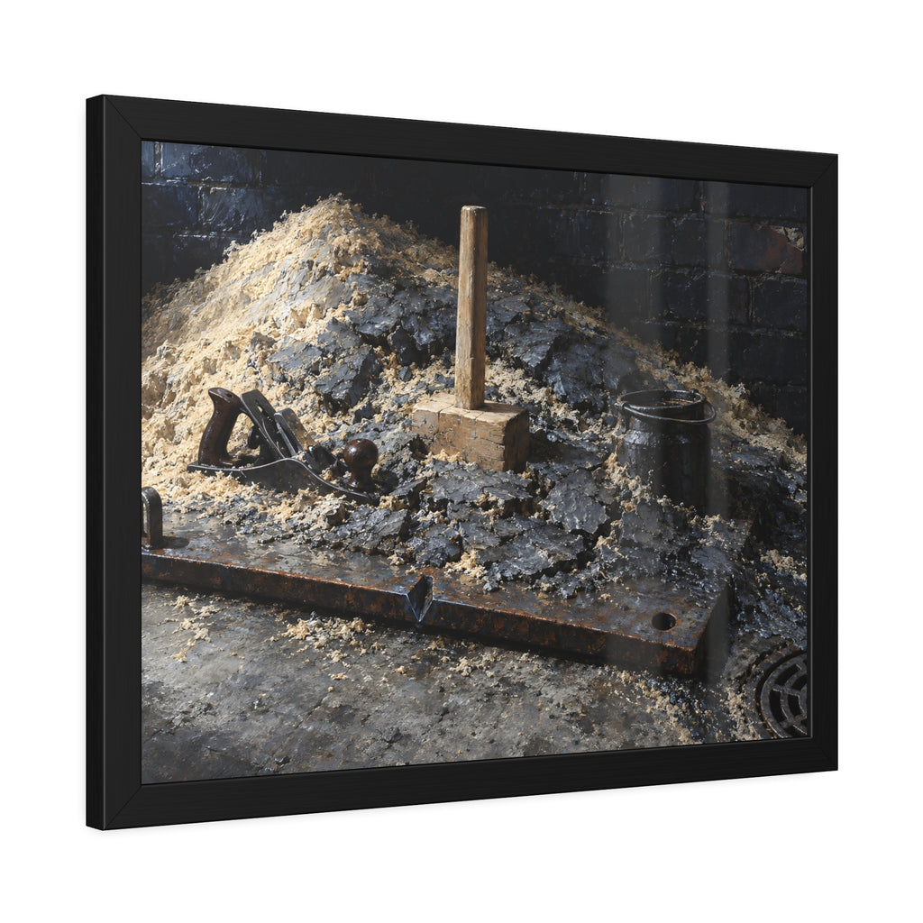 "The Crust Breaking": A Garabaggio Framed Print