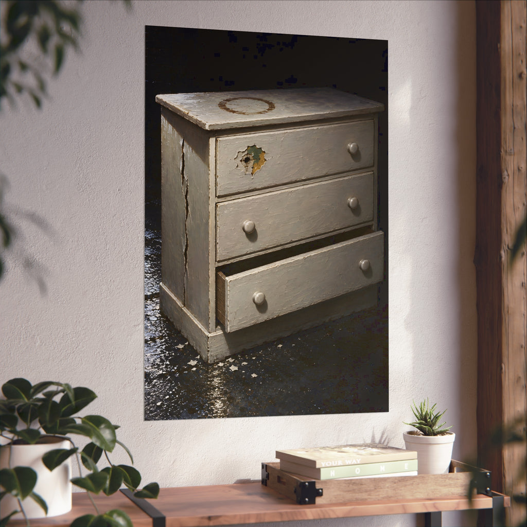 "The Chip Beside the Missing Knob": A Garabaggio Fine Art Print