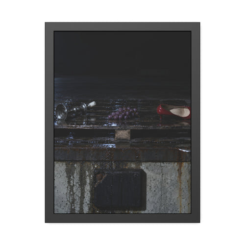 "What the Ice Let Go": A Garabaggio Framed Print