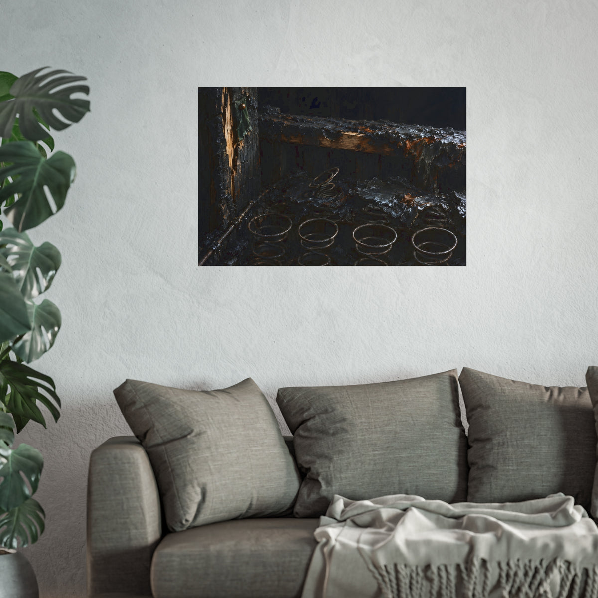 "The Front Row Bare": A Garabaggio Fine Art Print