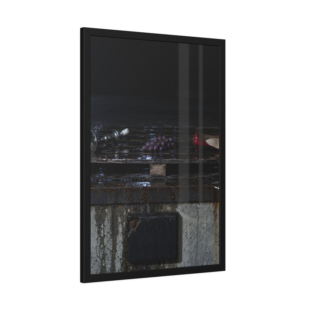 "What the Ice Let Go": A Garabaggio Framed Print