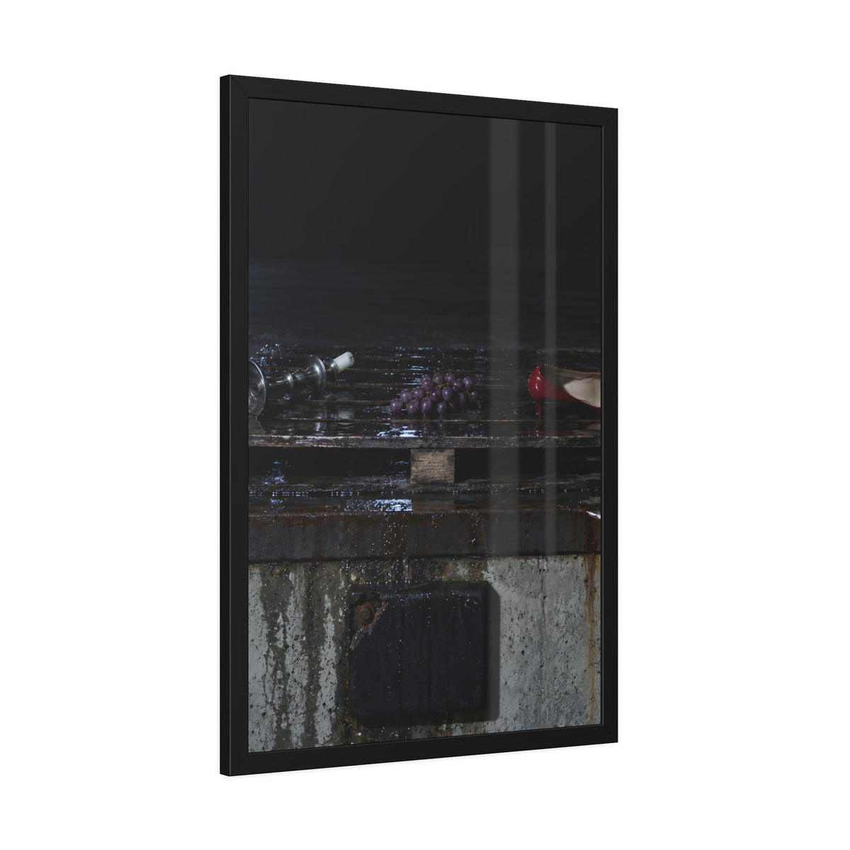 "What the Ice Let Go": A Garabaggio Framed Print