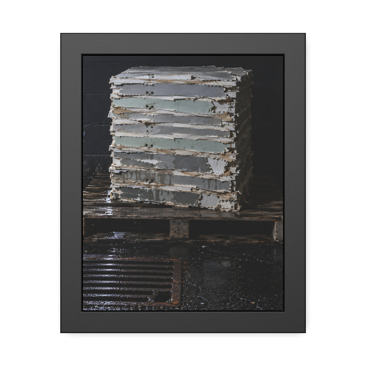 "The Block as Built": A Garabaggio Framed Print