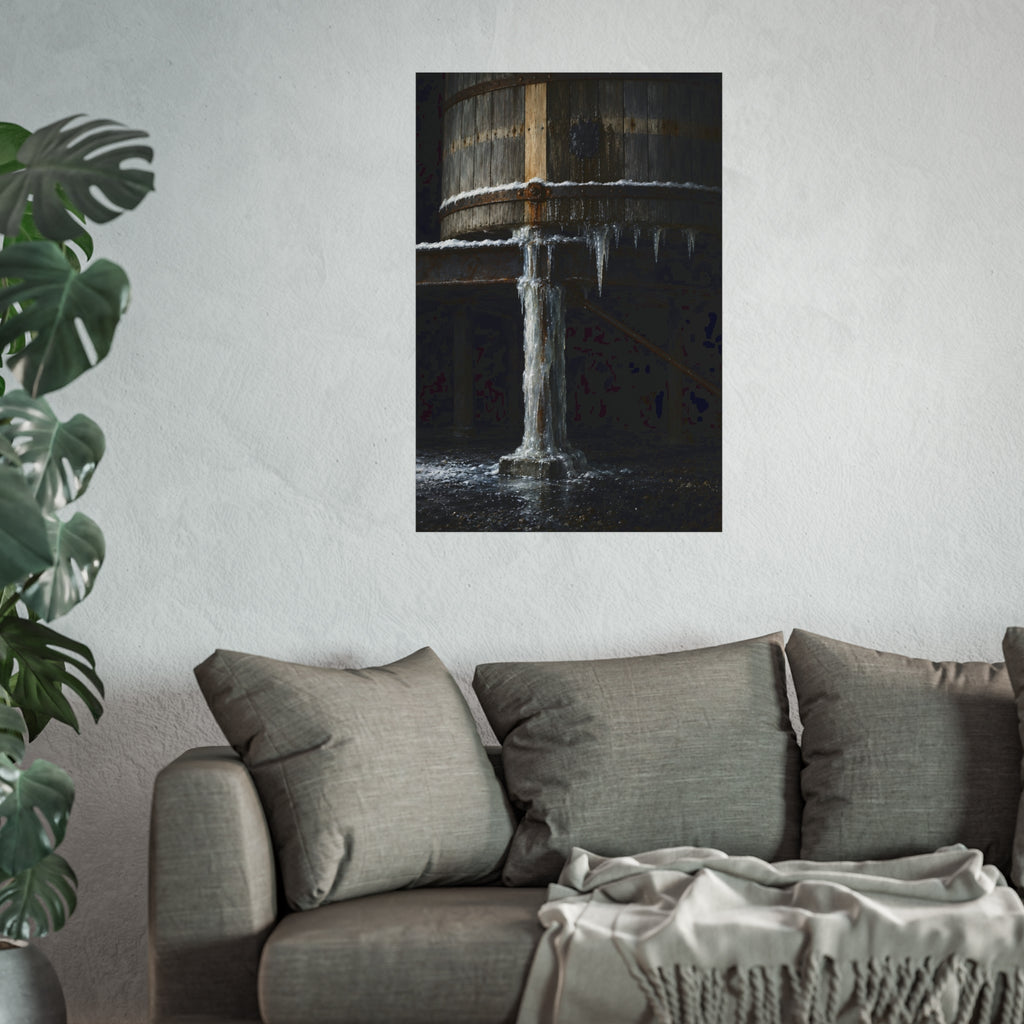 "Snow on the Hoop": A Garabaggio Fine Art Print
