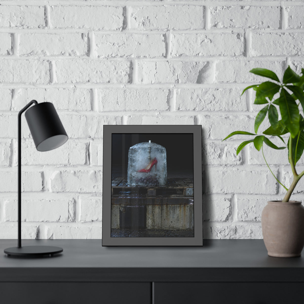 "The Wick in the Air": A Garabaggio Framed Print