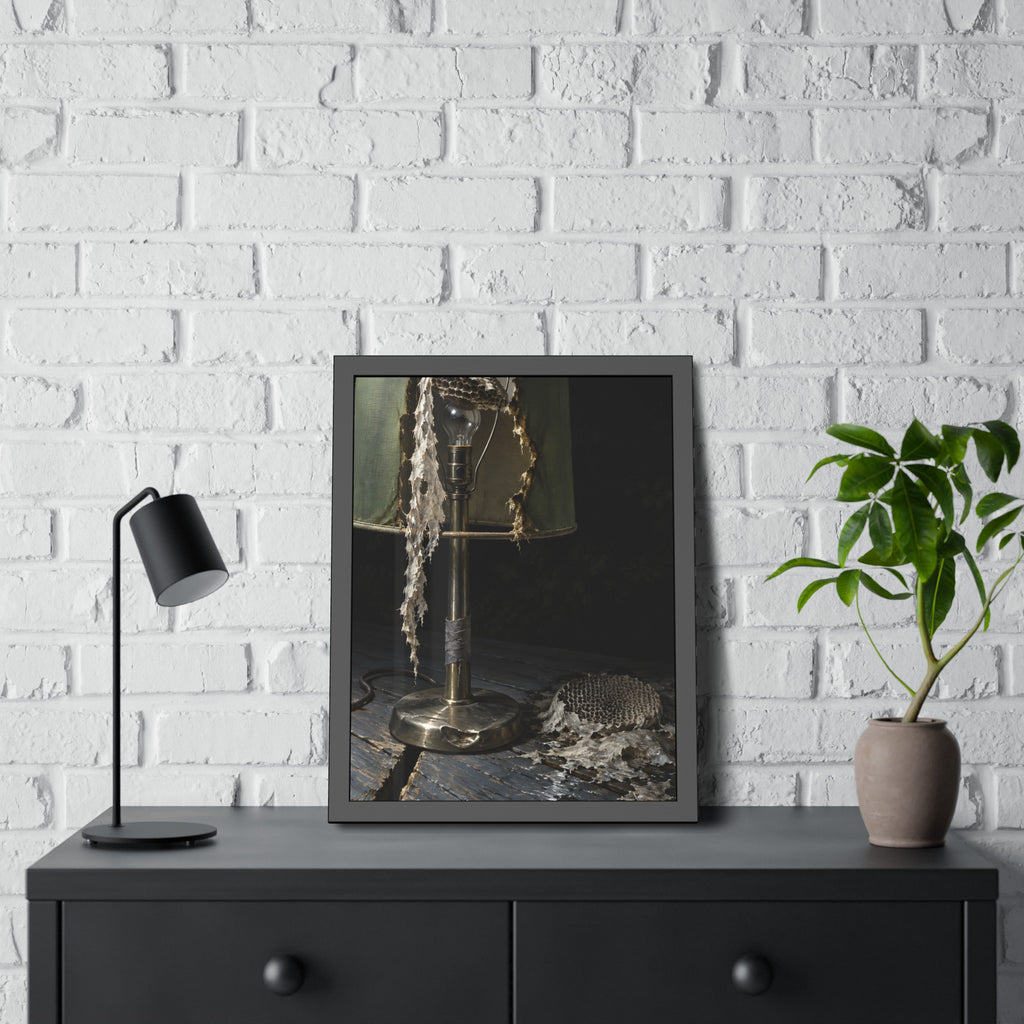 "The Rags on the Harp": A Garabaggio Framed Print