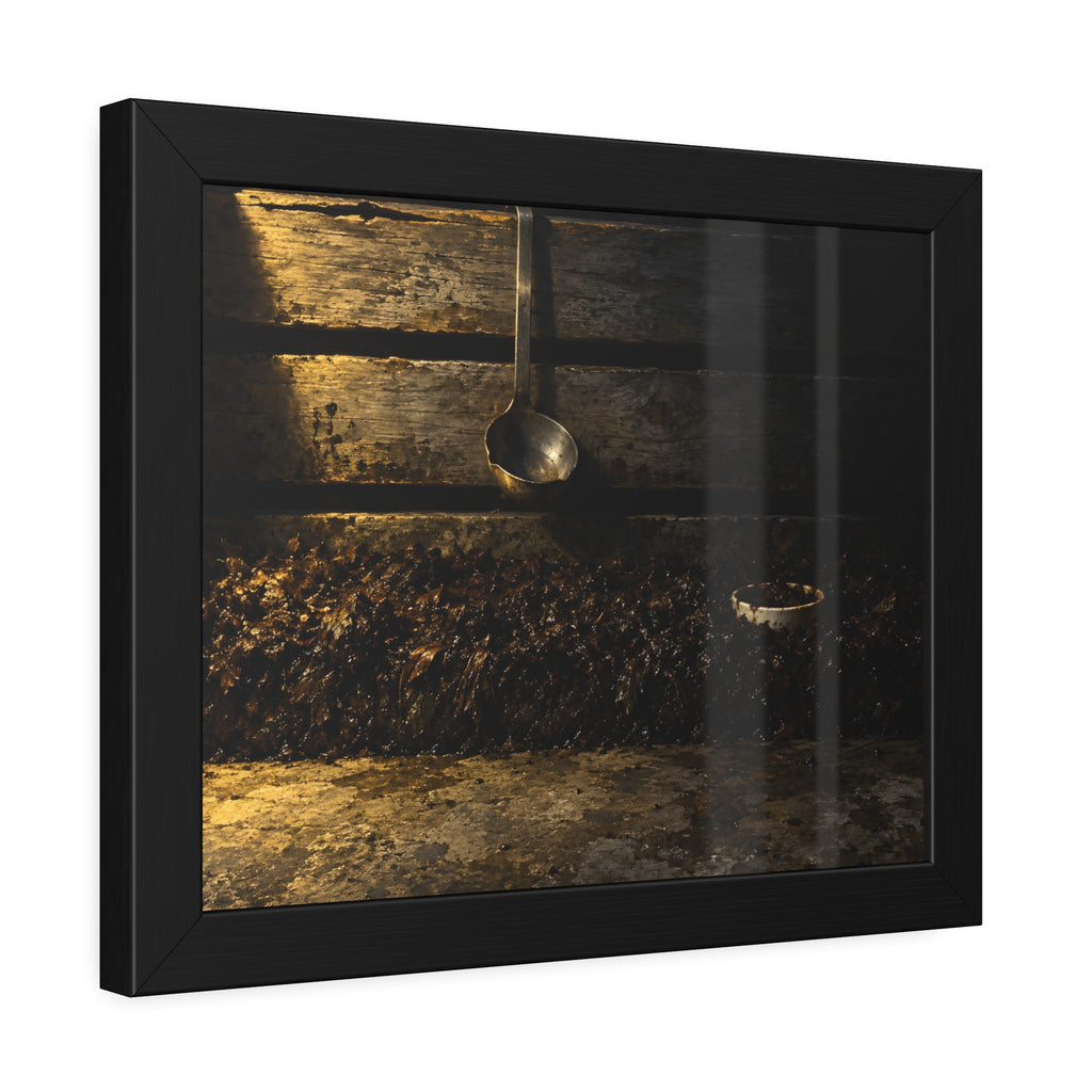 "The Rim in the Black": A Garabaggio Framed Print