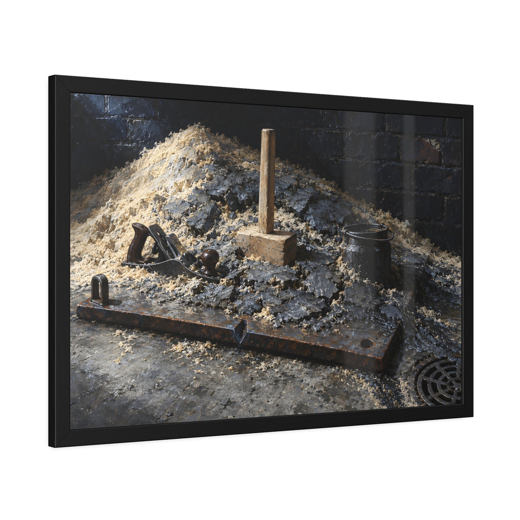 "The Crust Breaking": A Garabaggio Framed Print