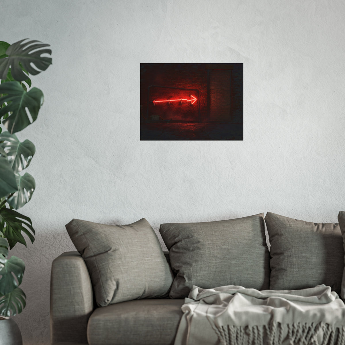 "The Red Fog": A Garabaggio Fine Art Print
