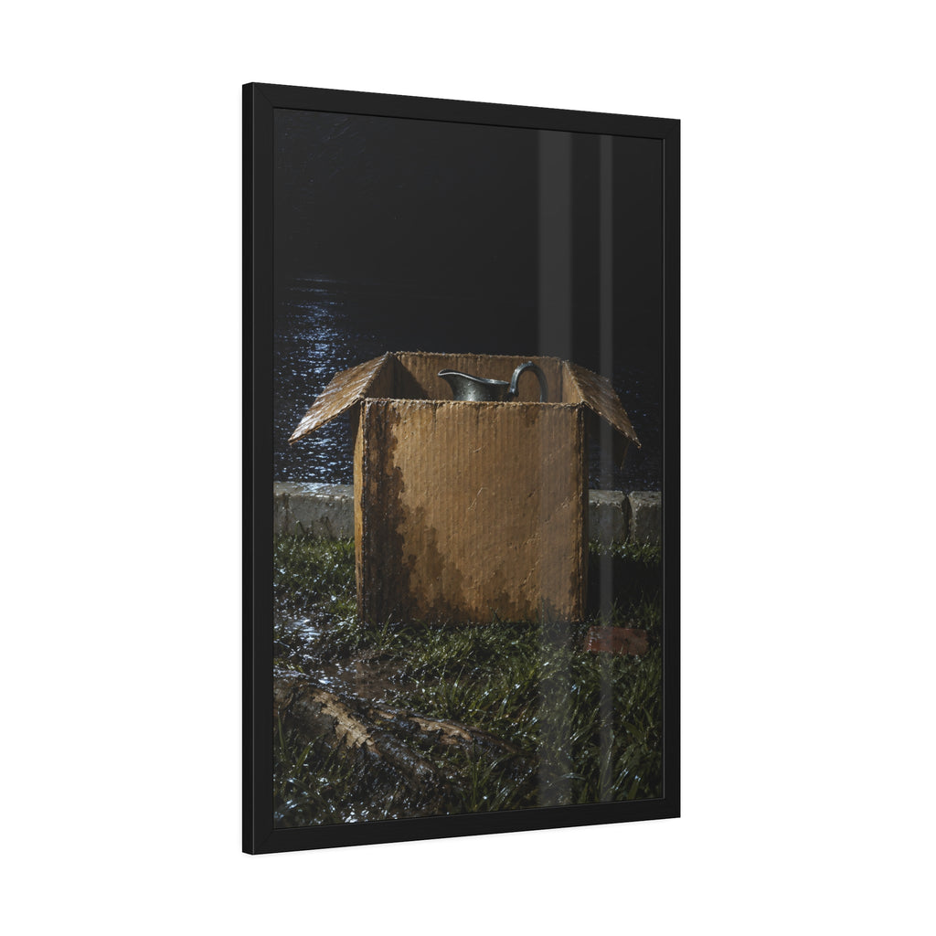 "The Lip Above the Flaps": A Garabaggio Framed Print