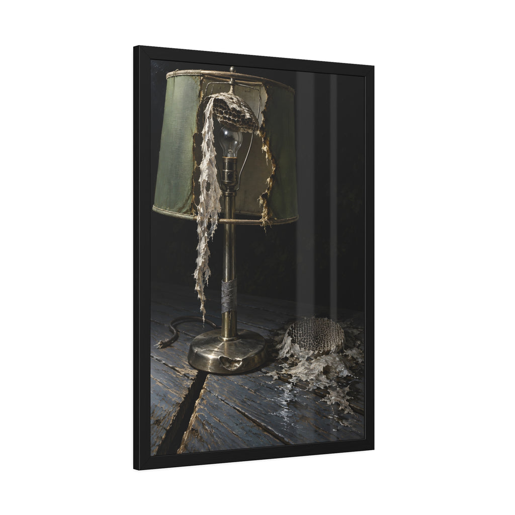 "The Rags on the Harp": A Garabaggio Framed Print