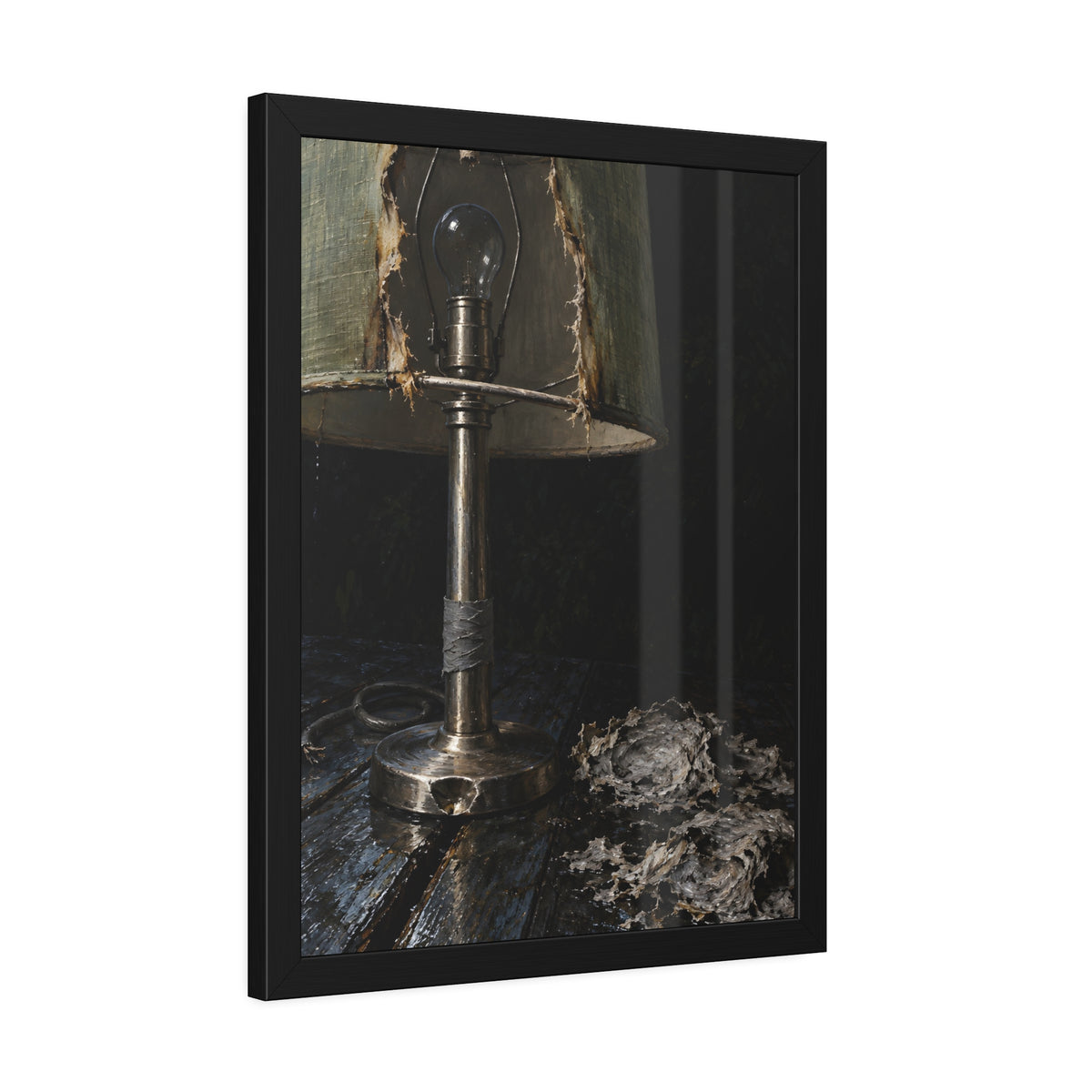"The Stalk Under the Finial": A Garabaggio Framed Print