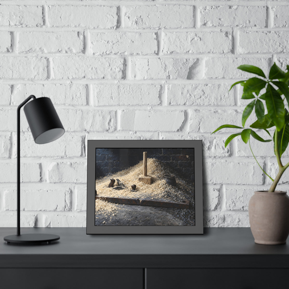 "The Plane Surfaces": A Garabaggio Framed Print