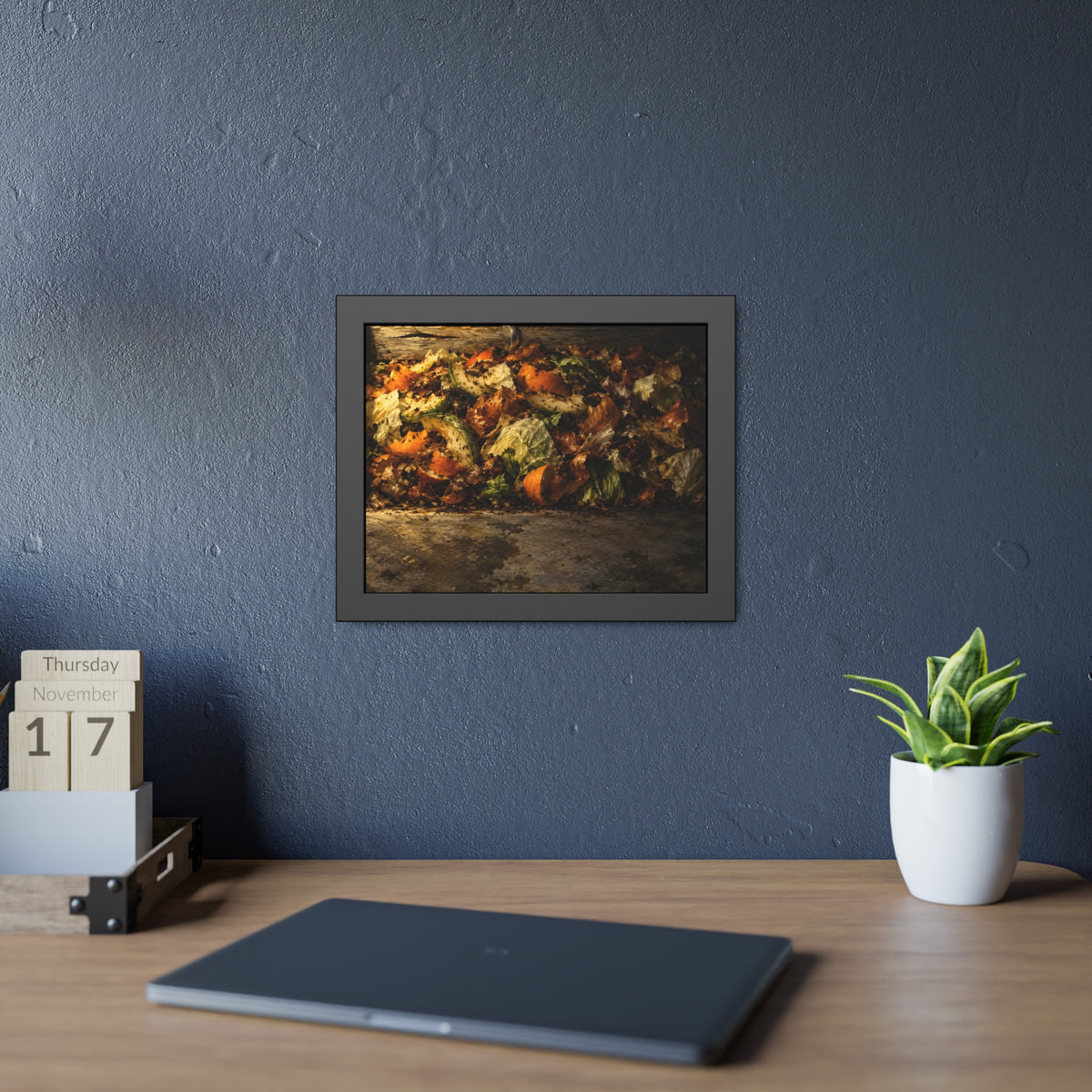 "The Hook Over the Slat": A Garabaggio Framed Print