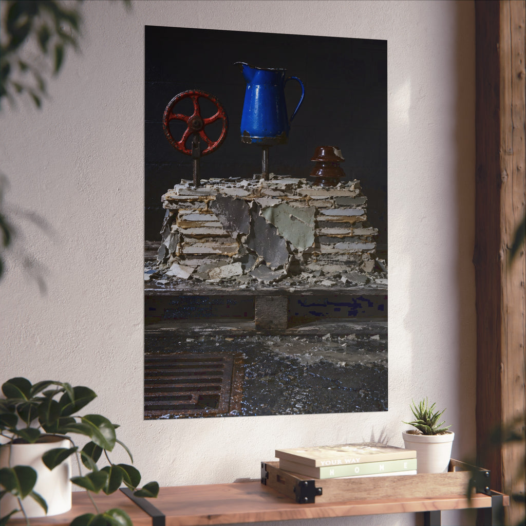 "The Ribbed Porcelain": A Garabaggio Fine Art Print