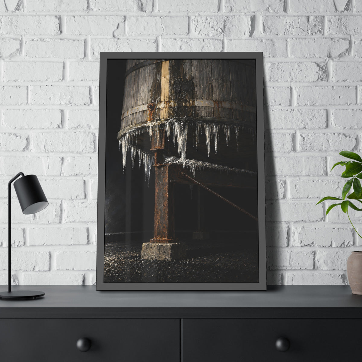"The Crust on the Beam": A Garabaggio Framed Print
