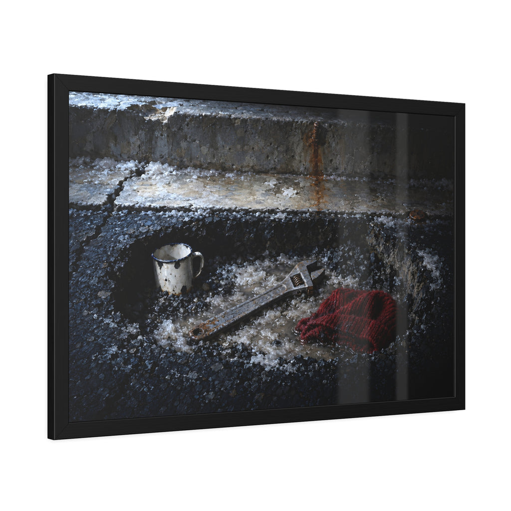 "The Wrench Laid Bare": A Garabaggio Framed Print