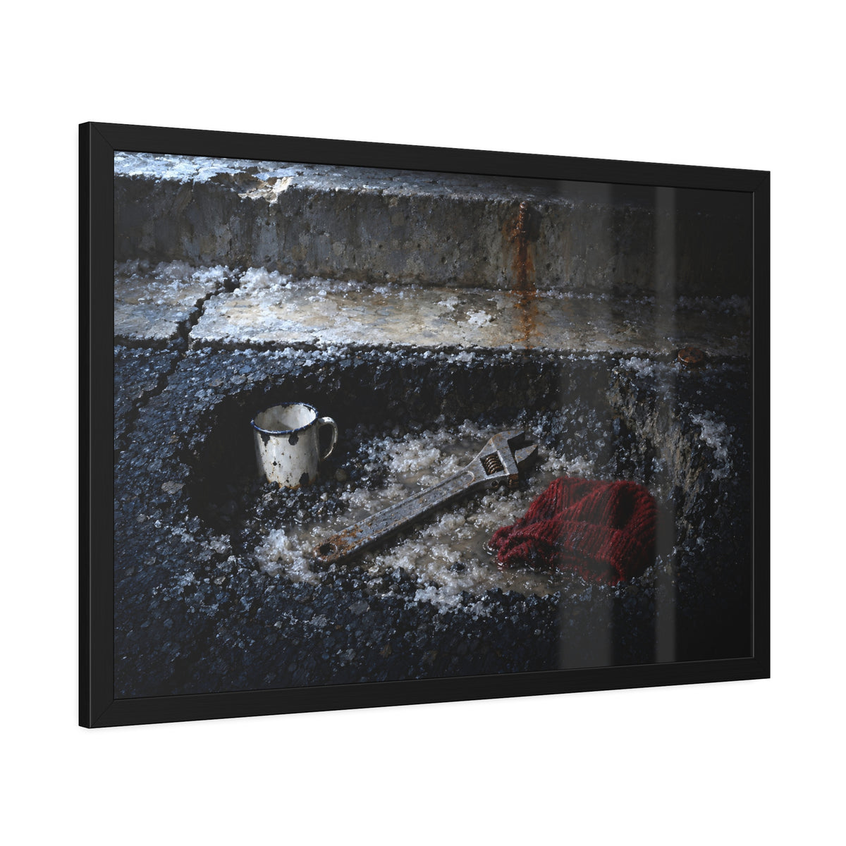 "The Wrench Laid Bare": A Garabaggio Framed Print