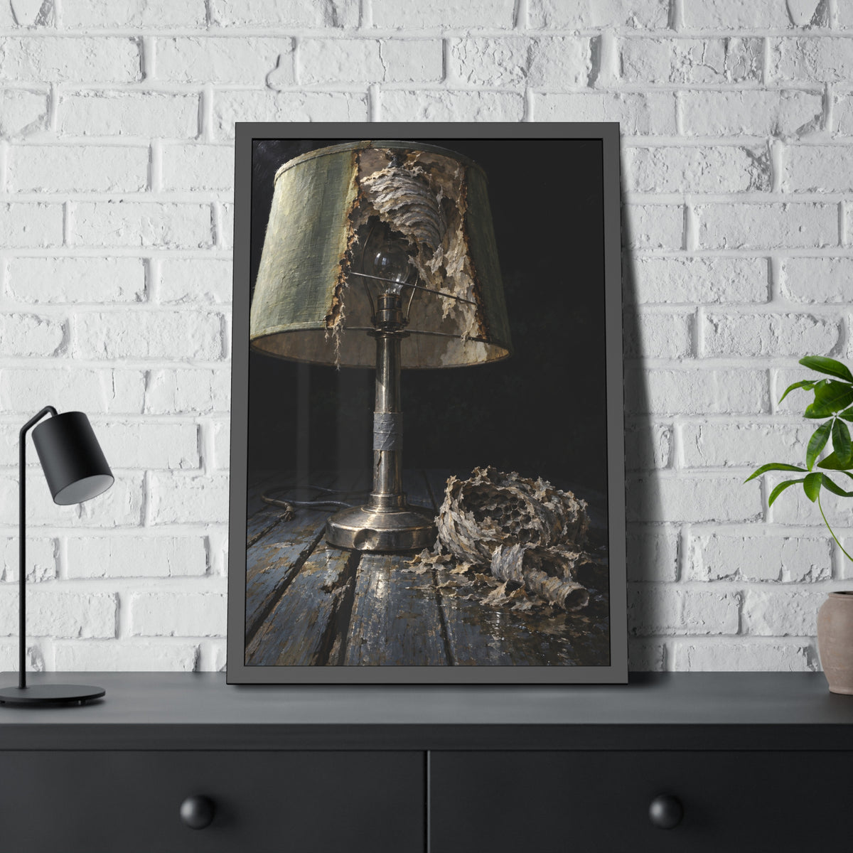 "The Lower Tier on the Boards": A Garabaggio Framed Print