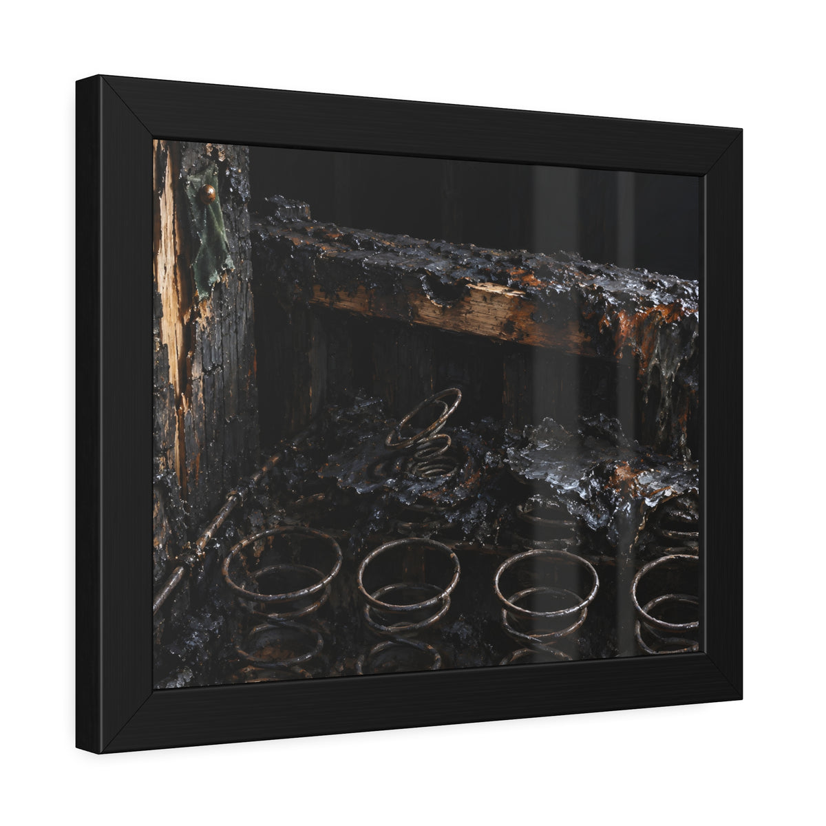 "The Front Row Bare": A Garabaggio Framed Print