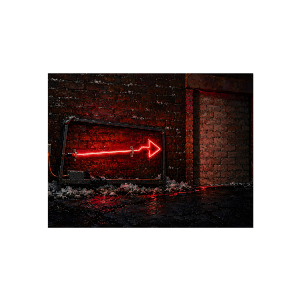 "The Thaw Running to the Doorway": A Garabaggio Fine Art Print